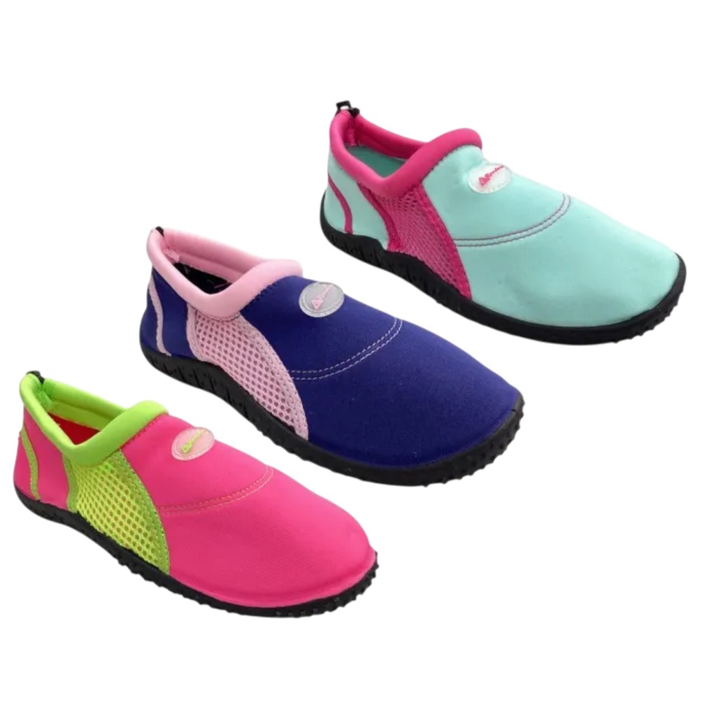 Randers Ladies' Water Shoes, Pink/ Green, Aqua/ Pink, Navy/ Pink