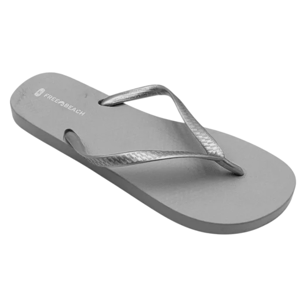 Freebeach Ladies Slippers 35-40 Gray/ Silver