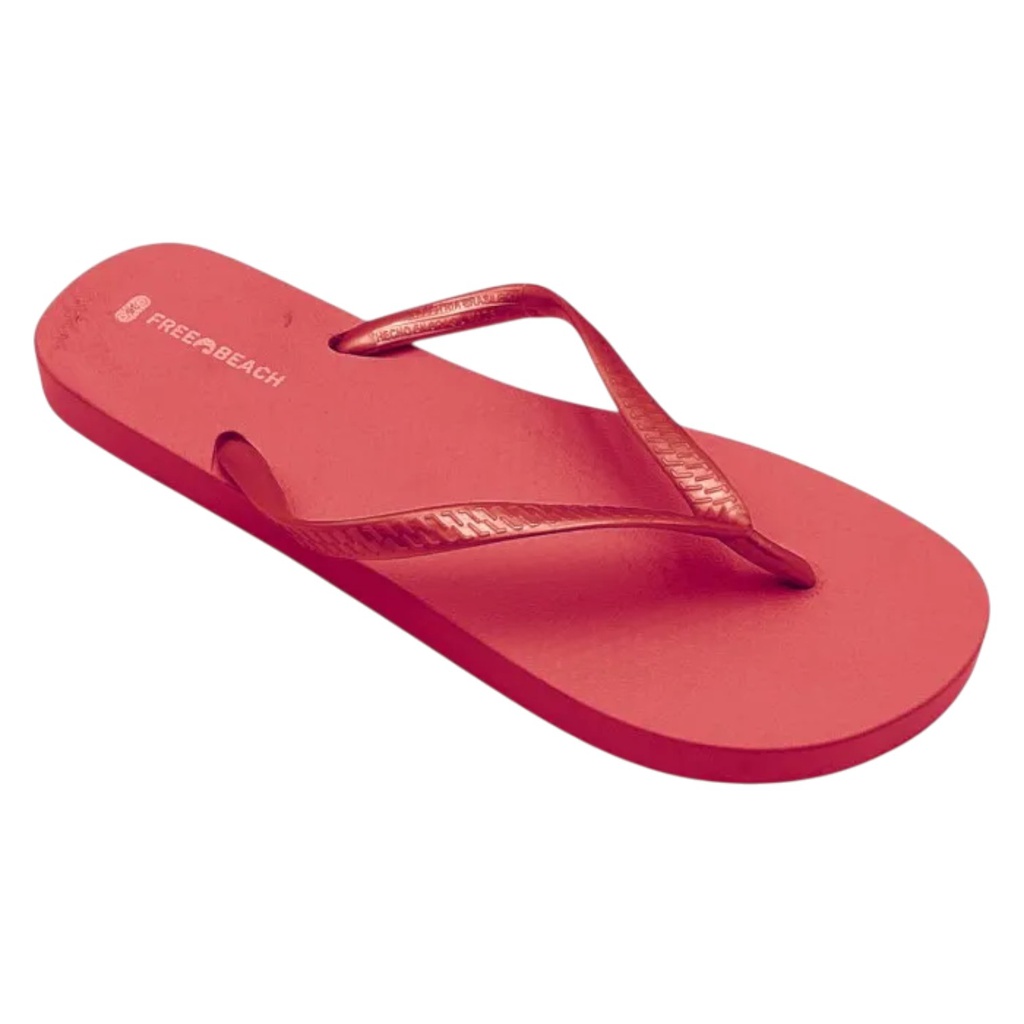 Freebeach Ladies Slippers 35-40 Red