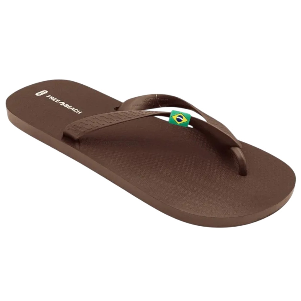 Freebeach Mens Slippers 37-44 Brown