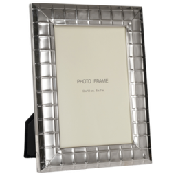 [796-ASDEC357-001B] Casa Bella Photo Frame 17.5x1.3x22cm Silver