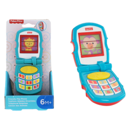 [821-Y6979ABC] Mattel Fisher-Price Peek-a-Boo Friendly Flip Phone