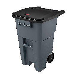 [FG9W2728GRAY / 8916306] Rubbermaid Brute Wheeled Garbage Can with Lid 50 Gal., Gray