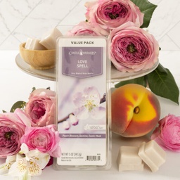 [6530] Candle Warmers Value Pack Classic Wax Melt 5oz., Love Spell