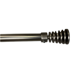 [HHHD-CTRD-01084 (RH107-120SN) CHCR30003] Classy Homes Curtain Rod 66-120 in Single Sarding Nickel 16/19