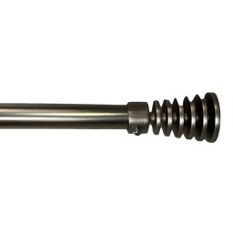 [HHHD-CTRD-01111 (RH107-120SN-P) CHCR30030] Classy Homes Curtain Rod 66-120 in Double Sarding Nickel 16/19
