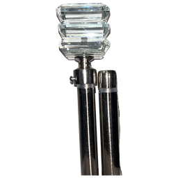 [HHHD-CTRD-01123 (RH005-120SN-P) CHCR30042] Classy Homes Curtain Rod 66-120 in Double Sarding Nickel 16/19