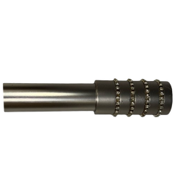 [HHHD-CTRD-01136 (RH117-48BN-P-D) CHCR30055] Classy Homes Curtain Rod 28-48 in Double Black Nickel 25/28