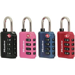 [4691DWD] Master Lock 1-3/8 In. WORD Combination Luggage Lock (TSA-Accepted)