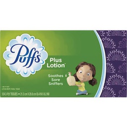 [3700039346 / 39346 / 7241565] Puffs Plus Lotion Facial Tissue (124-Count)