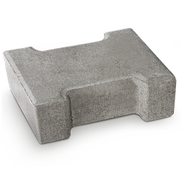 [P054600] ****Bescrete 60MM Interlocking I Paver, Plain x528Pcs