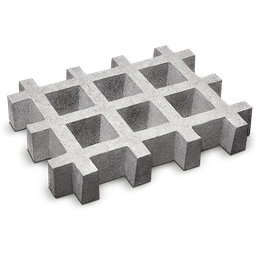[P054621] Bescrete Grass Pavers, Plain x48Pcs