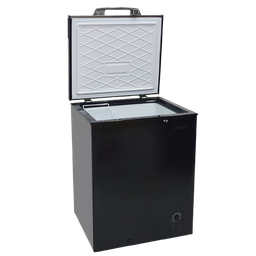 [RFC-594SSB] ^Sankey Chest Freezer 5 Cu. Ft. Black with Stainless Steel Top
