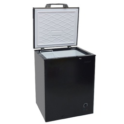 [RFC-594SSB] ^Sankey Chest Freezer 5 Cu. Ft. Black with Stainless Steel Top