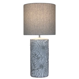 [111094T-1GRYWH] G-light Ceramic Table Lamp, E27, Grey / White