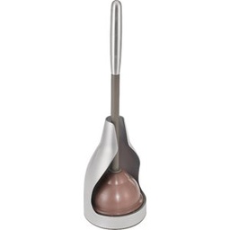 [BTH-6318-47T] Polder Bell Design Toilet Plunger Caddy with Flange Bulb, Stainless Steel