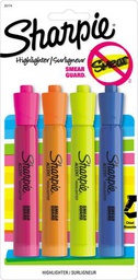 [25174PP] Sharpie Accent Assorted Color Tank-Style Highlighter (4-Pack)