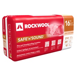 [RXSS31525] Rockwool Safe'n'Sound Stone Wool Insulation 16 In. x 47 In. (12-Pack)