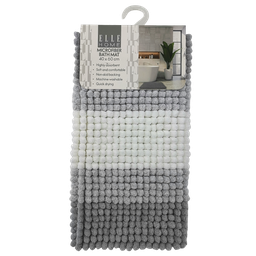 [EB2024061319] Elle Home Microfiber Bath Mat, Grey