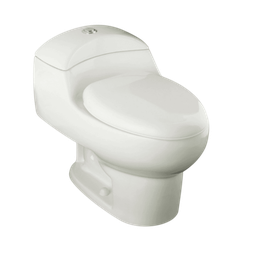 [S8010WH] Briggs One-Piece Toilet, S-Trap Dual Flush, Slow Close Seat, White