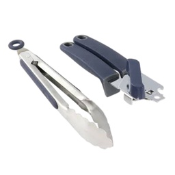 [137548.02] Oster BlueMarine 2pc Can Opener &amp; Tongs Set