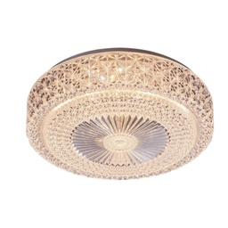[E001-12W-CCT RHFMCL31735] Royal Homes Flush Mount Indoor Ceiling Light, 12w Clear
