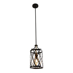[481MP-MB-OBR RHPL31703] Royal Homes Pendant Light, E27 40W Black