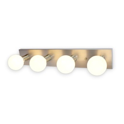 [5291-AB RHVWL31717] Royal Homes Vanity Wall Lamp,4x E27 60W Antique Brass
