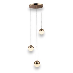 [9358GD-3H RHHL31713] Royal Homes Led Hanging Light, 30w Gold