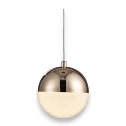 [9358H-GD RHPL31714] Royal Homes Led Pendant Light, 10w Gold