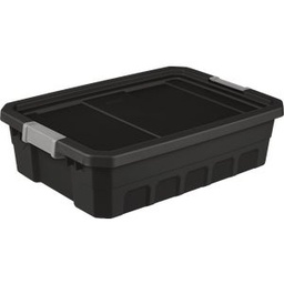 [14849006] Sterilite Stacker Storage Tote 38L / 10 Gal. Black