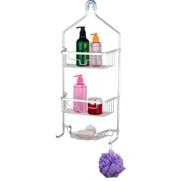 [734-L0775 / 734-1438145B RHSC31673] Royal Homes Shower Caddy 3-Tier Aluminum, Chrome