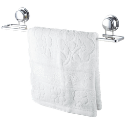 [734-L1212-CH / 734-1438230B RHTBWSS31693] Royal Homes Flat Towel Bar With Super Suction, Chrome