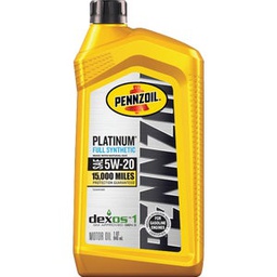 [550022686] ****Pennzoil Platinum Full Synthetic 5W-20 Motor Oil, 1 Qt.