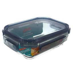[750-02552] Windrose Glass Food Container Rectangular 640ml
