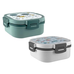 [723-05535] Windrose Food Container &amp; Cutlery Set