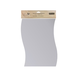 [729-2402942] Decore Self-Adhesive Mirror Sticker 40x60cm, Waves