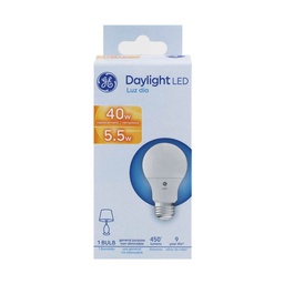 [E50006 / 93131588 /] GE LED Bulb 5.5W A19 6500K 450LM UL