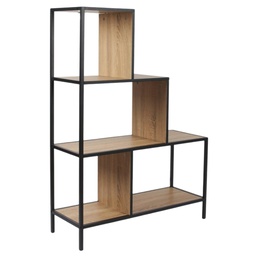 [KCWF2024082619-OAK] Kenneth Cole Eastman Industrial Stair Shelf 112cm, Oak