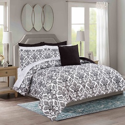 [BCSK50969] CHD 10pc King Comforter Set, Raya Black