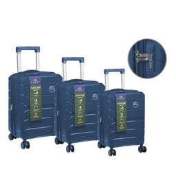 [078-1437331] Royal County of Berkshire 3pc Luggage Set, Navy