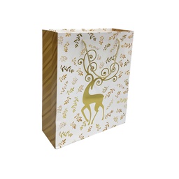 [831-XDA01-068M] ^Miro Reindeer Gift Bag 26x32x10cm