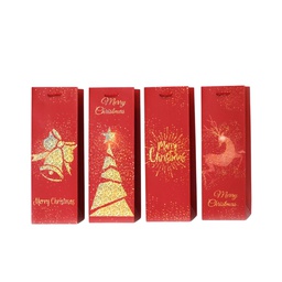 [831-XDA01-2530] ^Miro Wine Bag 35cm Red/Gold