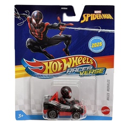 [821-HKB86ABC] Hot Wheels RacerVerse Car with Pop Culture Character Driver