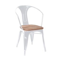 [P1910-0032 / MDCWA32106] Mobel Dining Chair with Arms, White