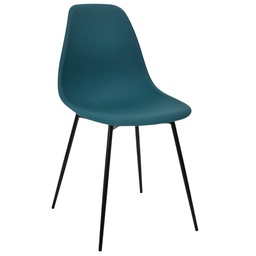 [KCWF202408261-BL] Kenneth Cole Nikola Chair, Teal Blue