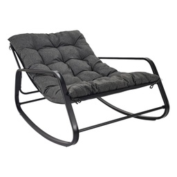 [KCWF2024082628-GY] Kenneth Cole South Beach Relaxing Rocker, Dark Grey