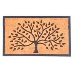 [HHHD-FLMT-01095 / RH3340] Classy Homes Coco Rubber Non-Brushed Panama Mat 18 x 30 In., 8mm Thick