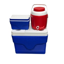 [SOAC-COLR-01007] Duramade 3pc Cooler Set 6L / 5L / 50L, Red / Blue