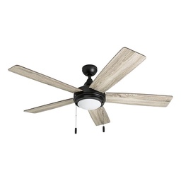 [DHW-F-02-BK-DC] Honeywell Hoover Ceiling Fan 52 In. 2xE27-40W 110-240V Black